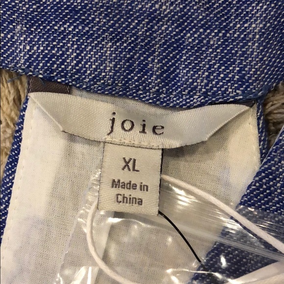 Joie Diega 100% Linen Plaza Dress NWT - Picture 5 of 9
